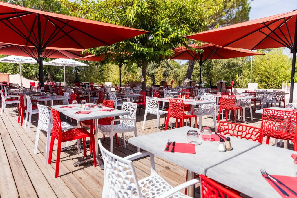 Terrasse du restaurant