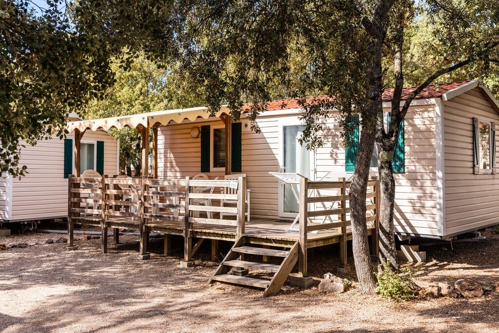 Mobil-Home terrasse bois