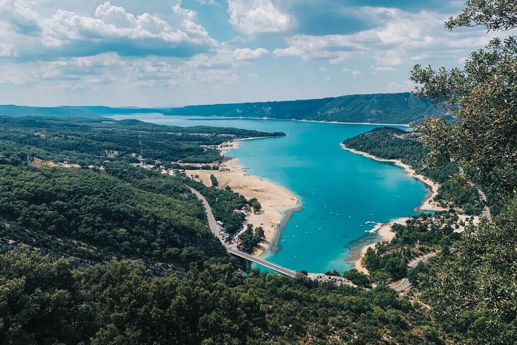 Gorge du Verdon vue aérienne