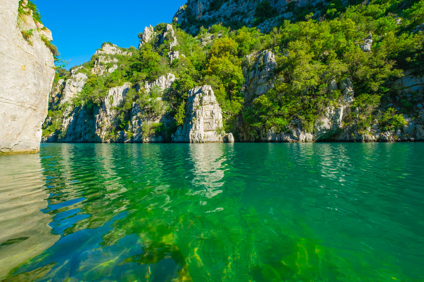 se baigner dans les gorges du verdon