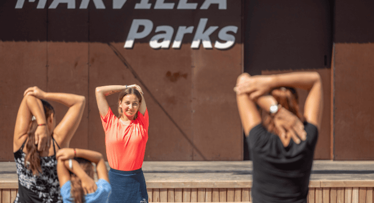 etirements activite collective camping Lacs du Verdon
