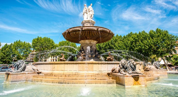 fontaine à Aix en Provence